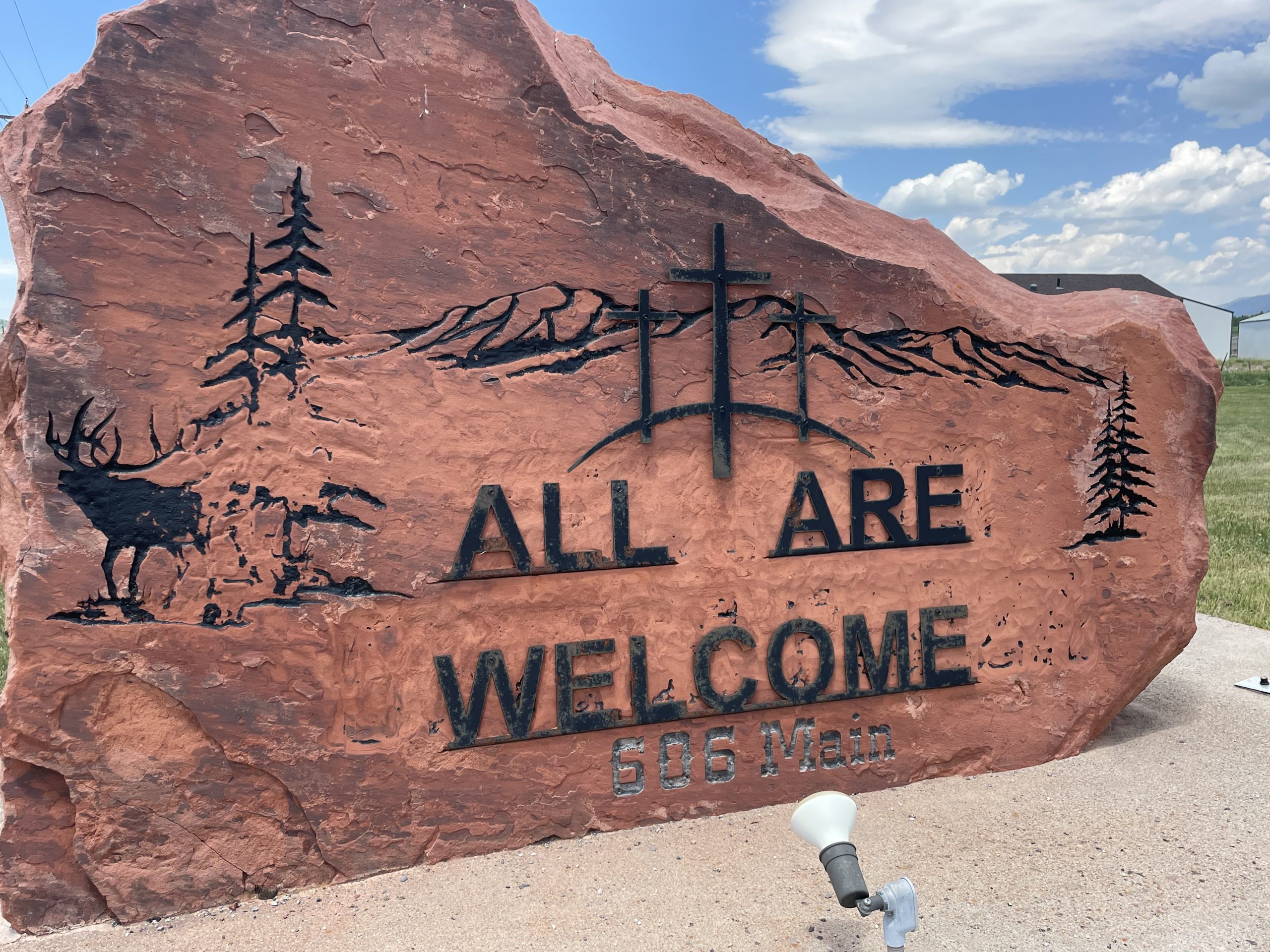 All Are Welcome Sign